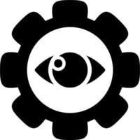 icono de vector de visión