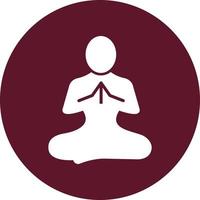 Meditation Vector Icon