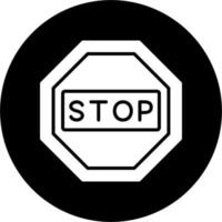 Stop Vector Icon