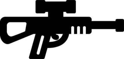 francotirador pistola vector icono