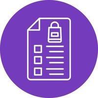 Shopping List Vector Icon