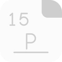 Phosphorus Vector Icon
