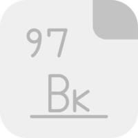 Berkelium Vector Icon