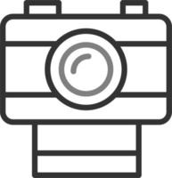 icono de vector de cámara de fotos