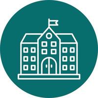 University Building Vector Icon