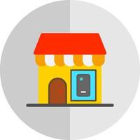 Mobile Shop Vector Icon Design