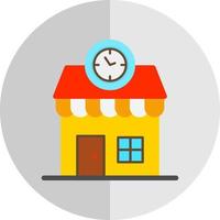 Clock Shop Vector Icon Design