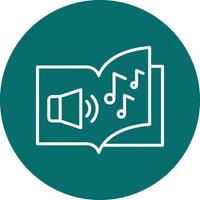 Audio Book Vector Icon