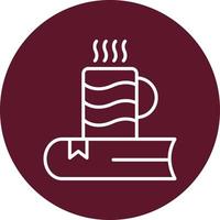 Tea Book Vector Icon