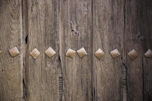 Old wooden door background photo