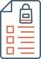 Shopping List Vector Icon
