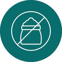 No Sugar Vector Icon