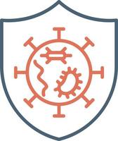 Germs Protected Vector Icon