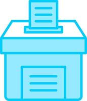 icono de vector de caja de votación