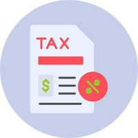 Tax Paperwork Vector Icon