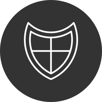 icono de vector de escudo