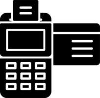 Credit Card Machine Vector Icon