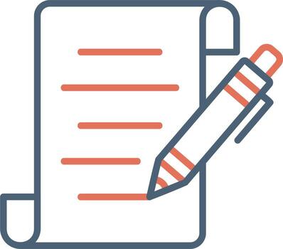 escribir icono vectorial vector