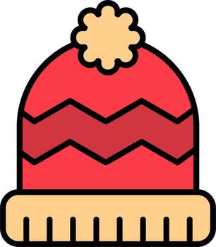 icono de vector de gorro