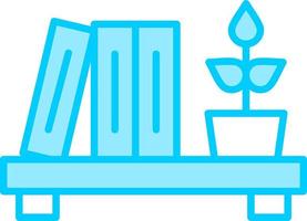 Bookshelf Vector Icon