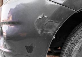 Texture peeling gray car background photo