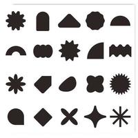 A collection of vector shapes