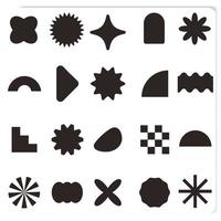 A collection of vector shapes