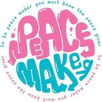 peace maker logo vector 26549575 Vector Art at Vecteezy