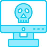 icono de vector de piratería informática
