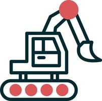 Excavator Vector Icon