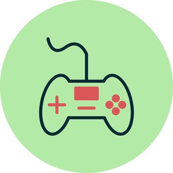 icono de vector de controlador de juego