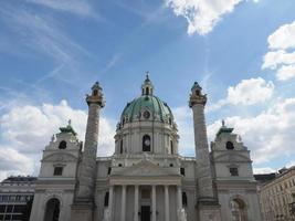 iglesia karlskirche en viena foto