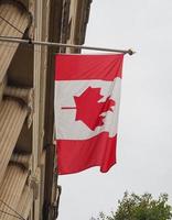 bandera canadiense de canadá foto