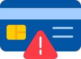 Payment Warning Vector Icon