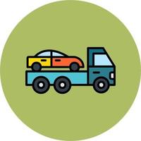 icono de vector de camioneta