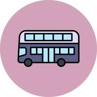 Double Decker Bus Vector Icon