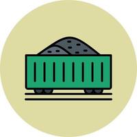 Freight Wagon Vector Icon