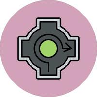 Roundabout Vector Icon