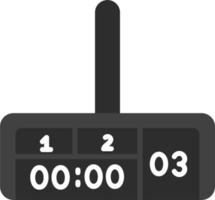 Metro Bus Time Vector Icon