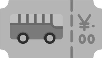 autobús boleto vector icono