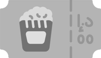 Popcorn Ticket Vector Icon