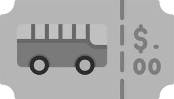 autobús boleto vector icono