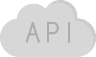 icono de vector de api