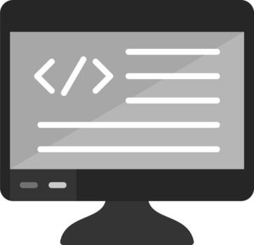 icono de vector de programación