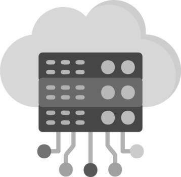 Cloud Data Vector Icon