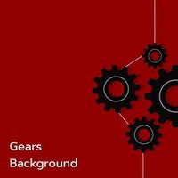 Gear wheel and cog set mechanism abstract background for industrial, engineering and technology use to web design, book cover, background, poster or decoration. vector