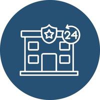 Police Station Vector Icon