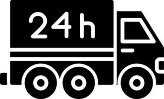 24Hours Delivery Vector Icon