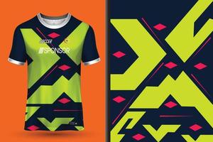 fútbol jersey modelo deporte t camisa diseño vector