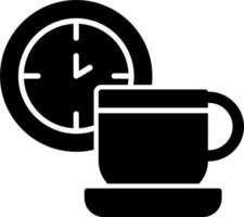 icono de vector de descanso para tomar café